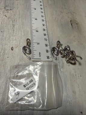 Brighton silver and crystal number charm pendant - 9